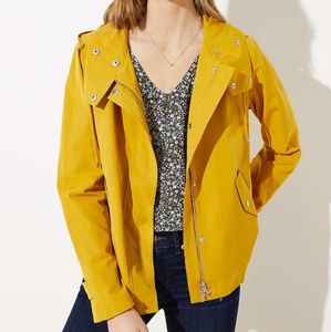 NWT Loft Hooded Modern Raincoat, Sz XS